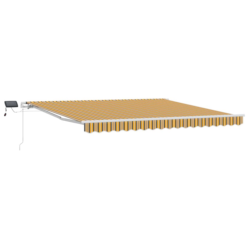 vidaXL Markiza wysuwana Wielokolorowe 400 × 300 cm Tkanina i aluminium