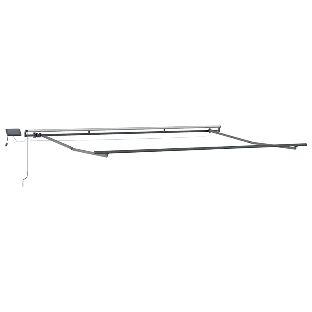 vidaXL Markiza wysuwana Beżowy 400 × 300 cm Tkanina i aluminium