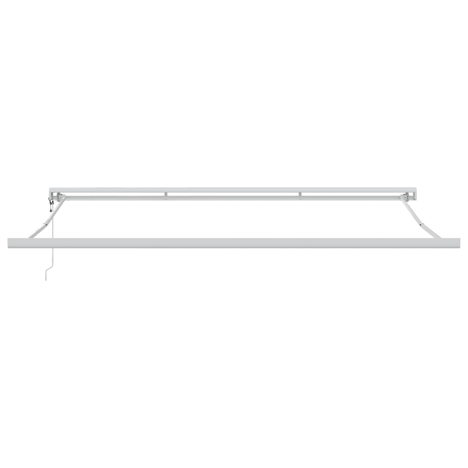 vidaXL Markiza wysuwana czerwony 400 × 300 cm Tkanina i Metal
