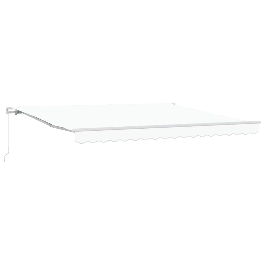 vidaXL Markiza Biały 400 x 350 x 165 cm Poliester i Metal