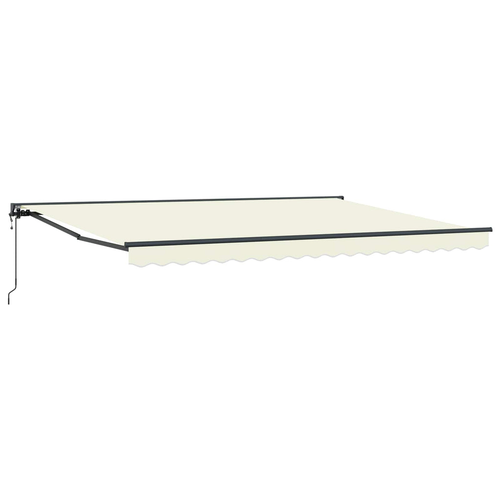 vidaXL Rama markizy Kremowy 450 × 300 cm Poliester z powłoką PU