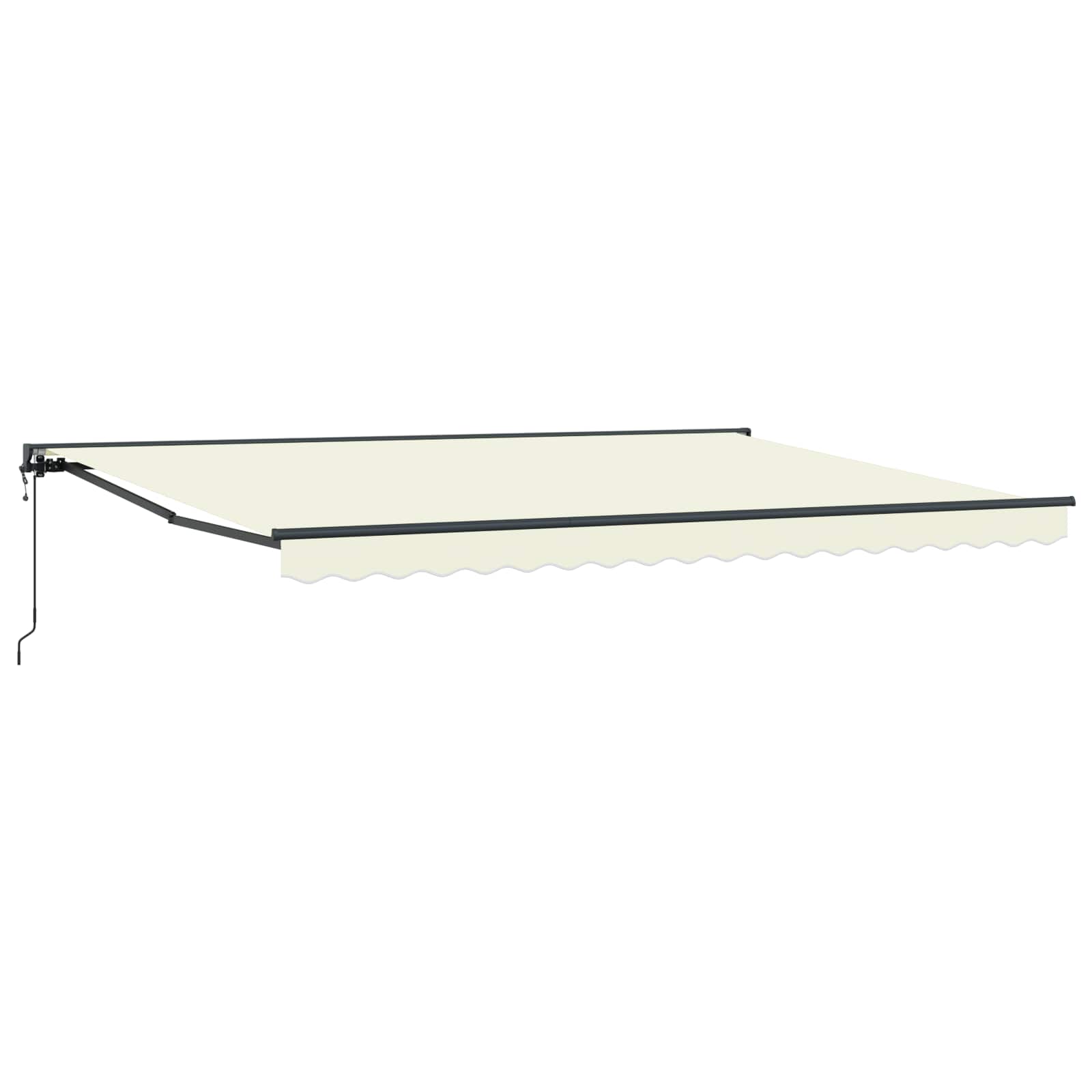 vidaXL Rama markizy Kremowy 450 × 300 cm Poliester z powłoką PU