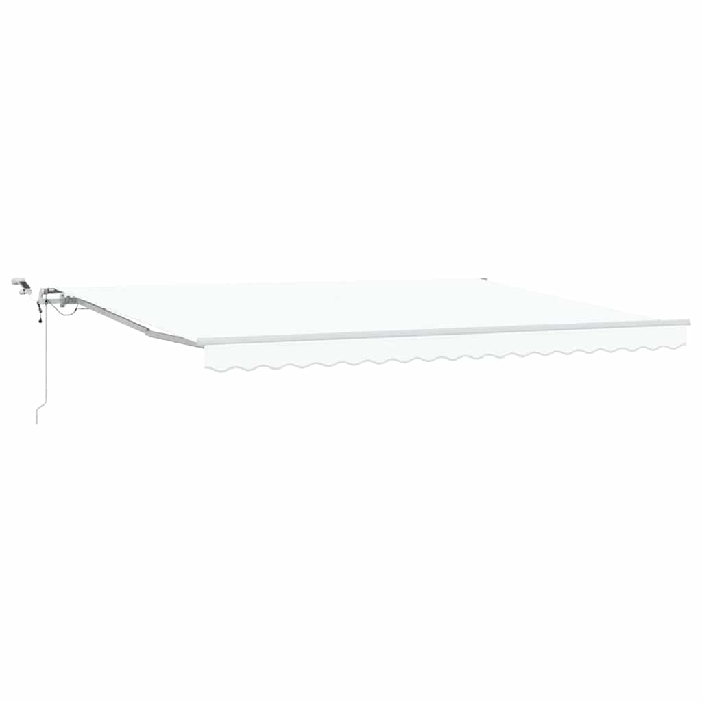vidaXL Tkanina Zadaszenia Biały 450 × 300 cm Poliester