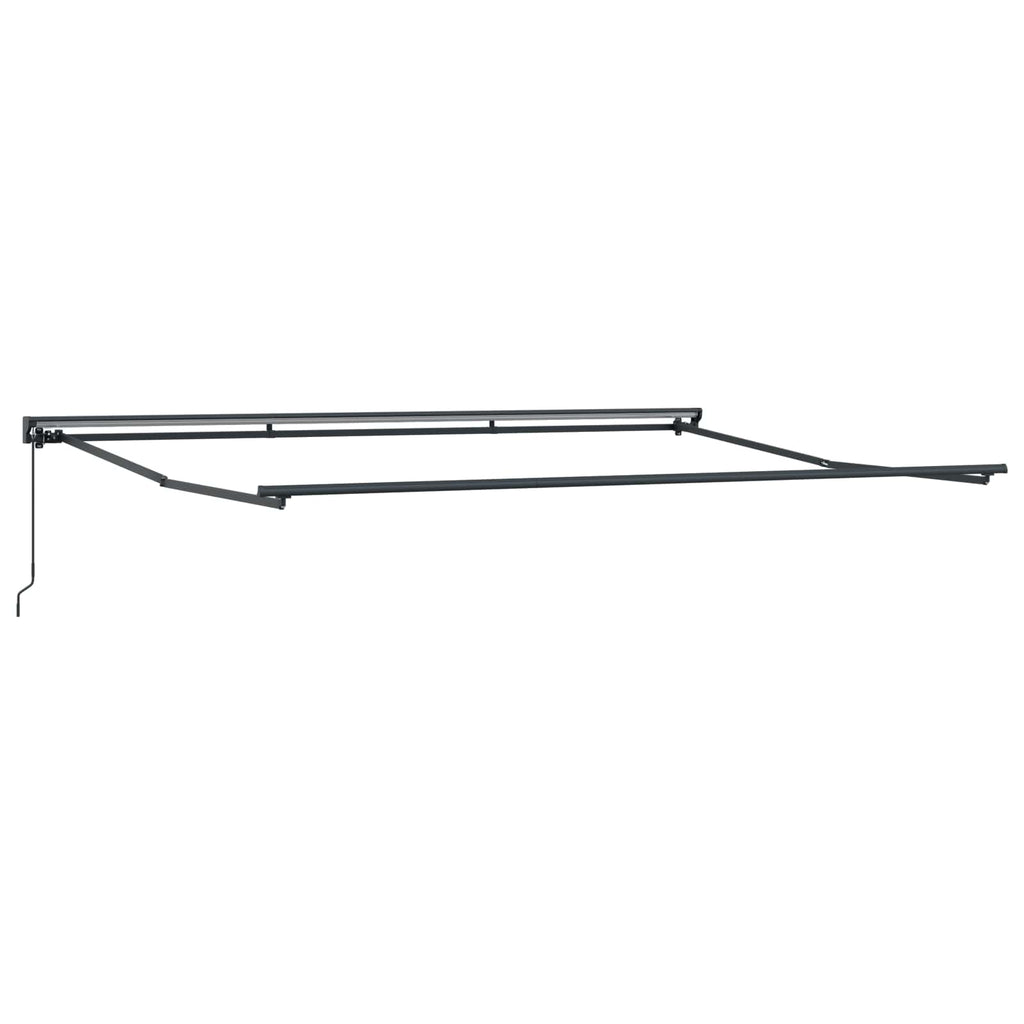 vidaXL Rama markizy Zielony i Żółty 450 × 300 cm