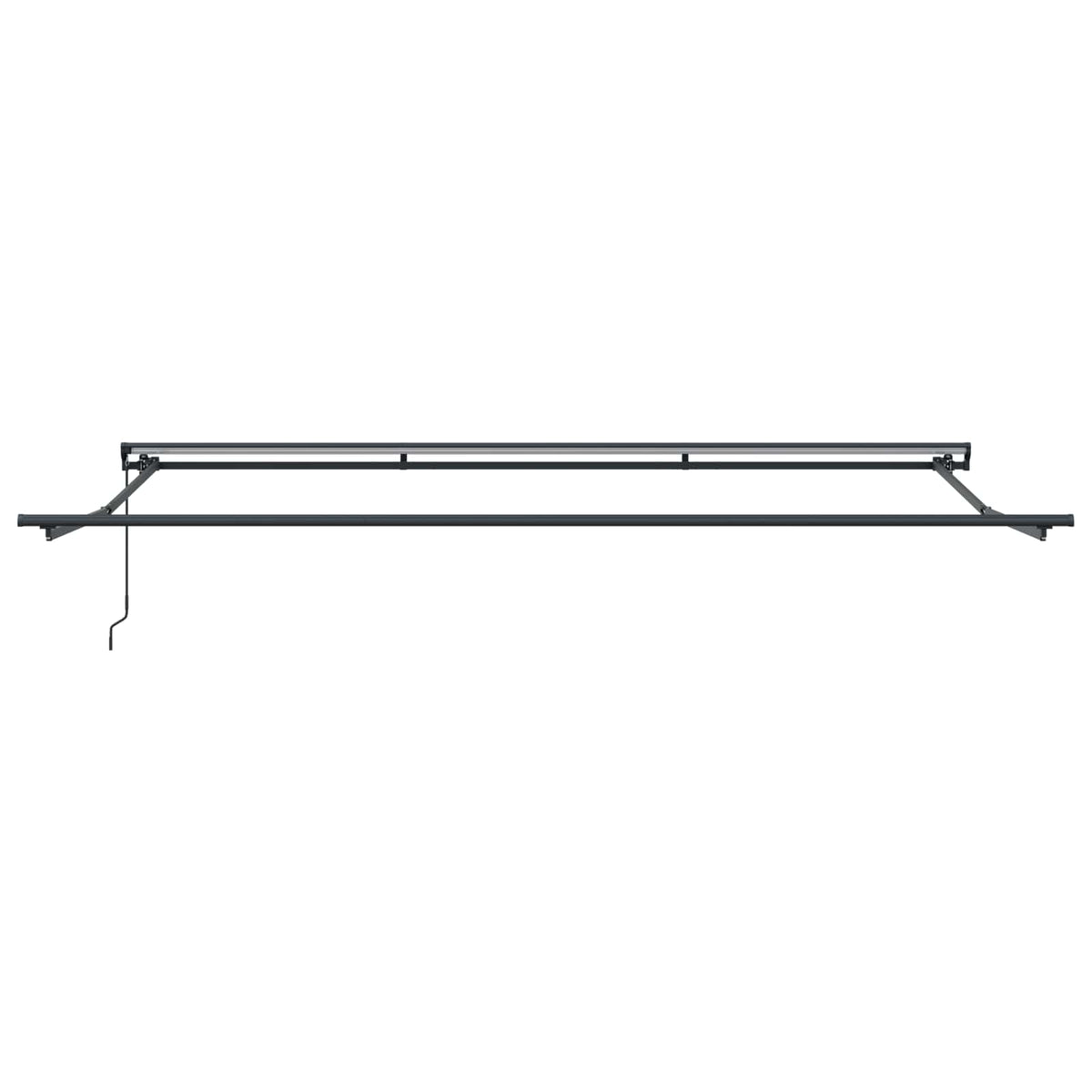 vidaXL Rama markizy Zielony i Żółty 450 × 300 cm
