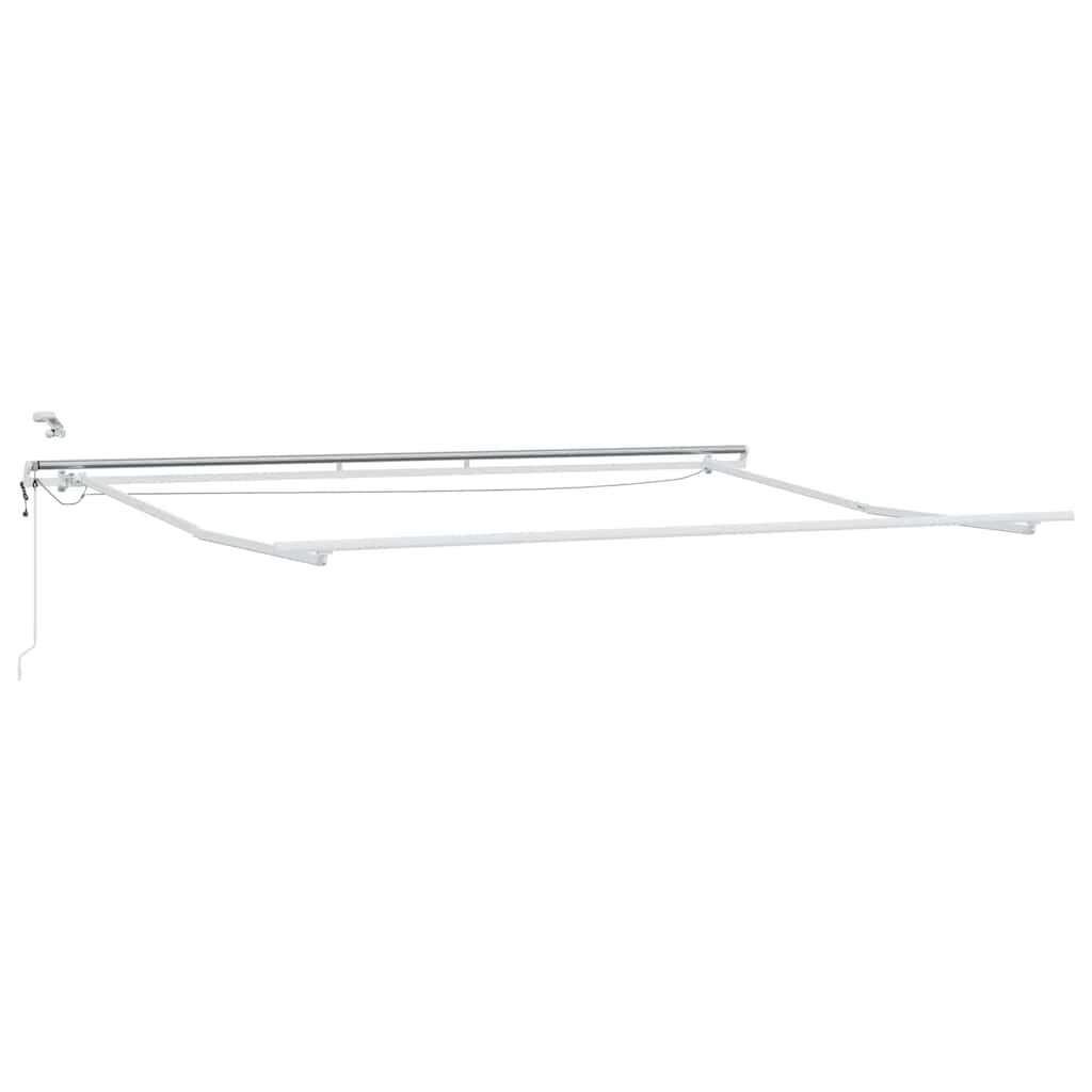 vidaXL Markiza wysuwana Beżowy 450 × 350 cm Poliester
