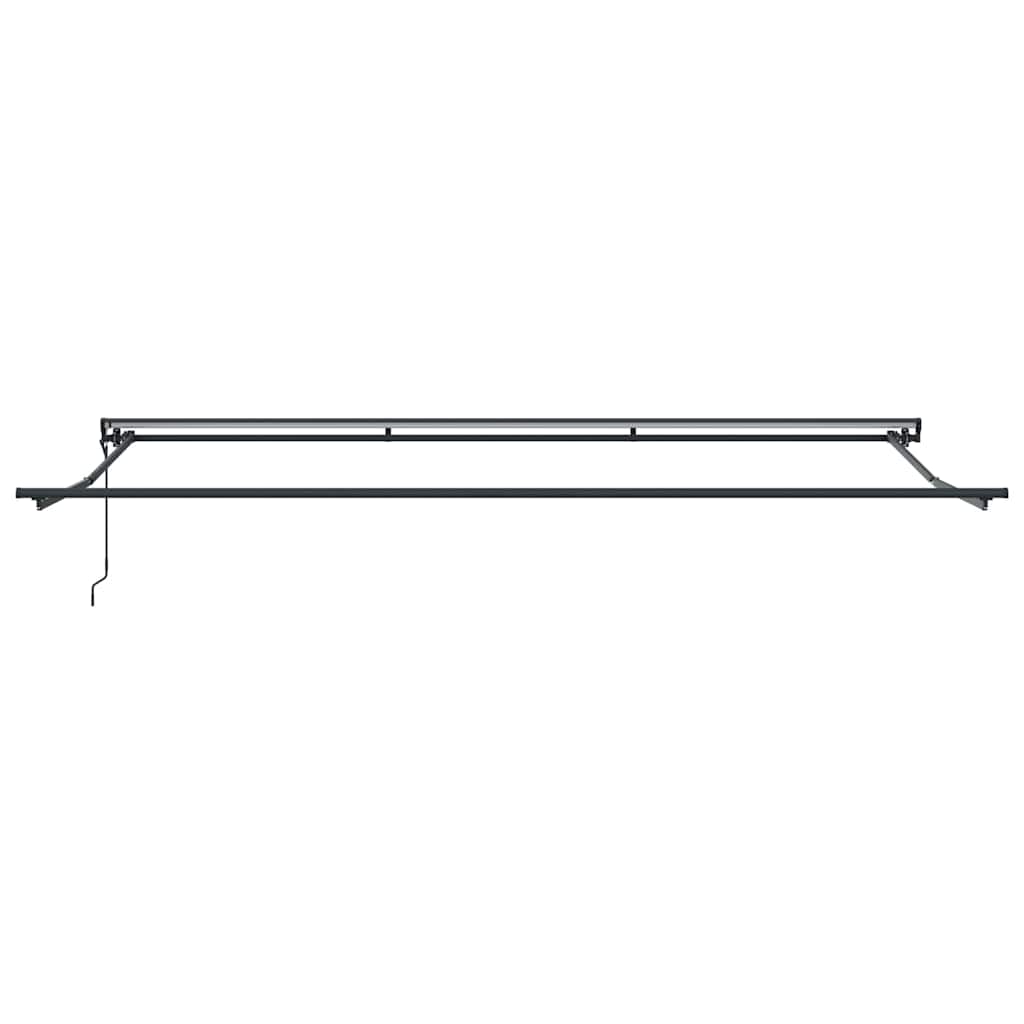 vidaXL Rama markizy bordowy 500 × 300 cm Poliester z powłoką PU