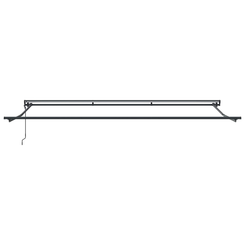 vidaXL Rama markizy Antracytowy i biały 500 × 300 cm