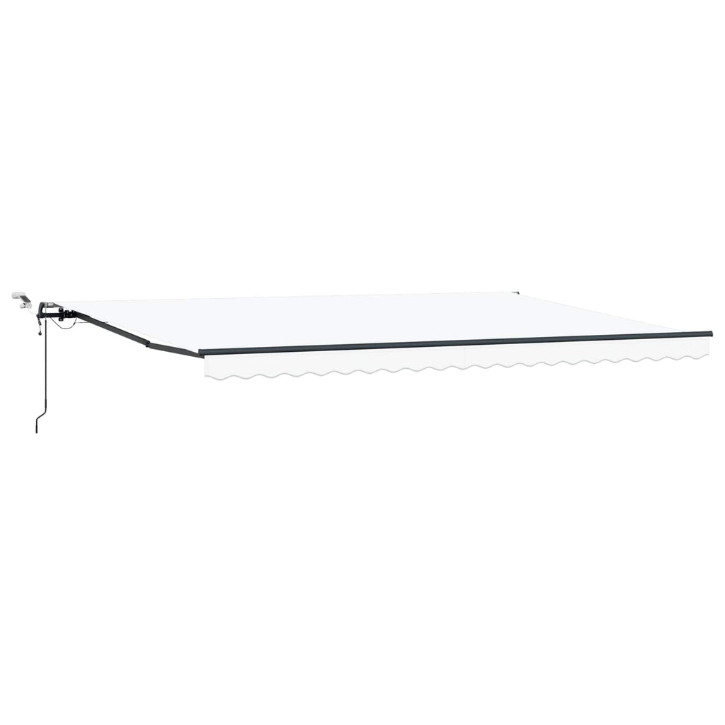 vidaXL Tkanina Zadaszenia Biały 500 × 300 cm Poliester