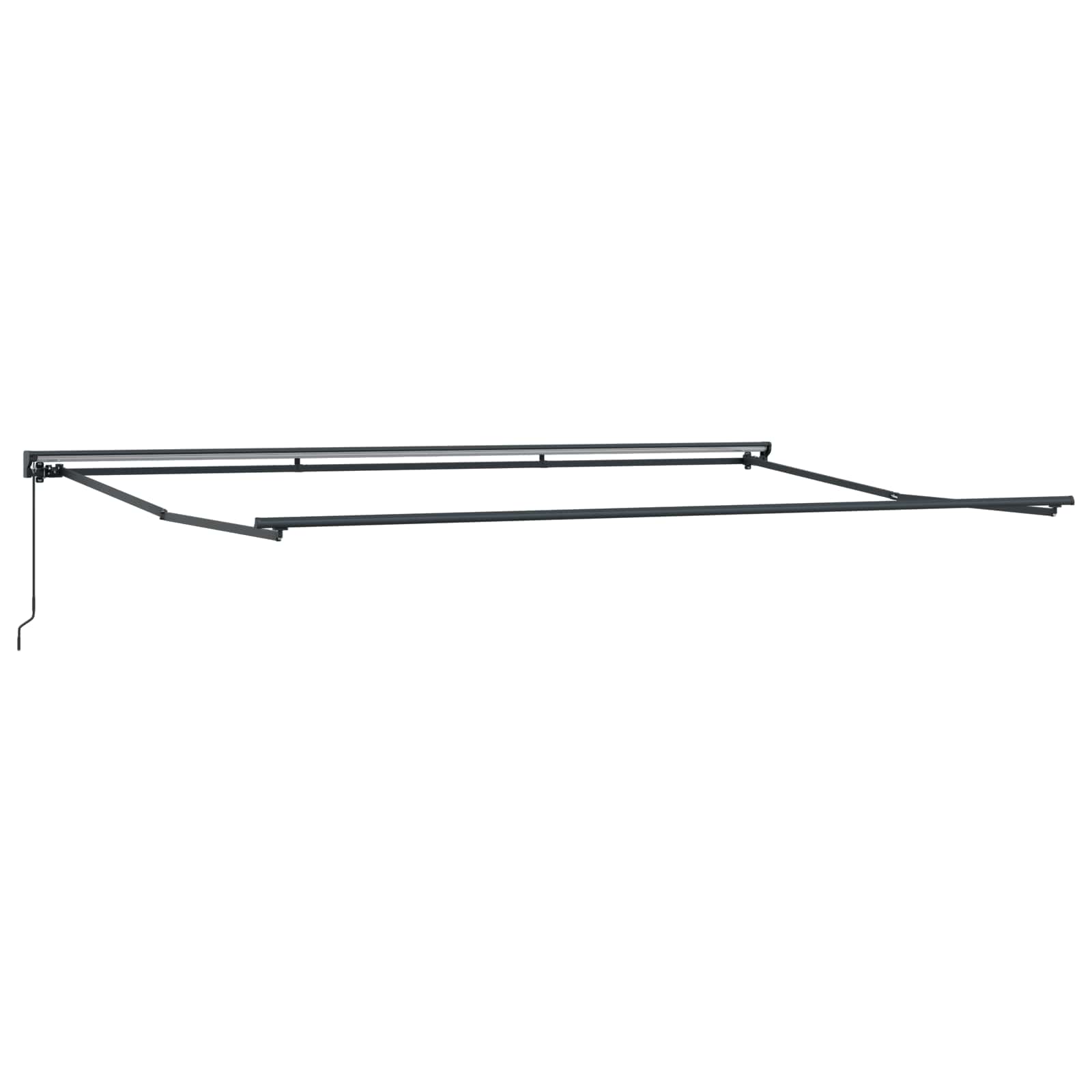 vidaXL Rama markizy Zielony i Żółty 500 × 300 cm