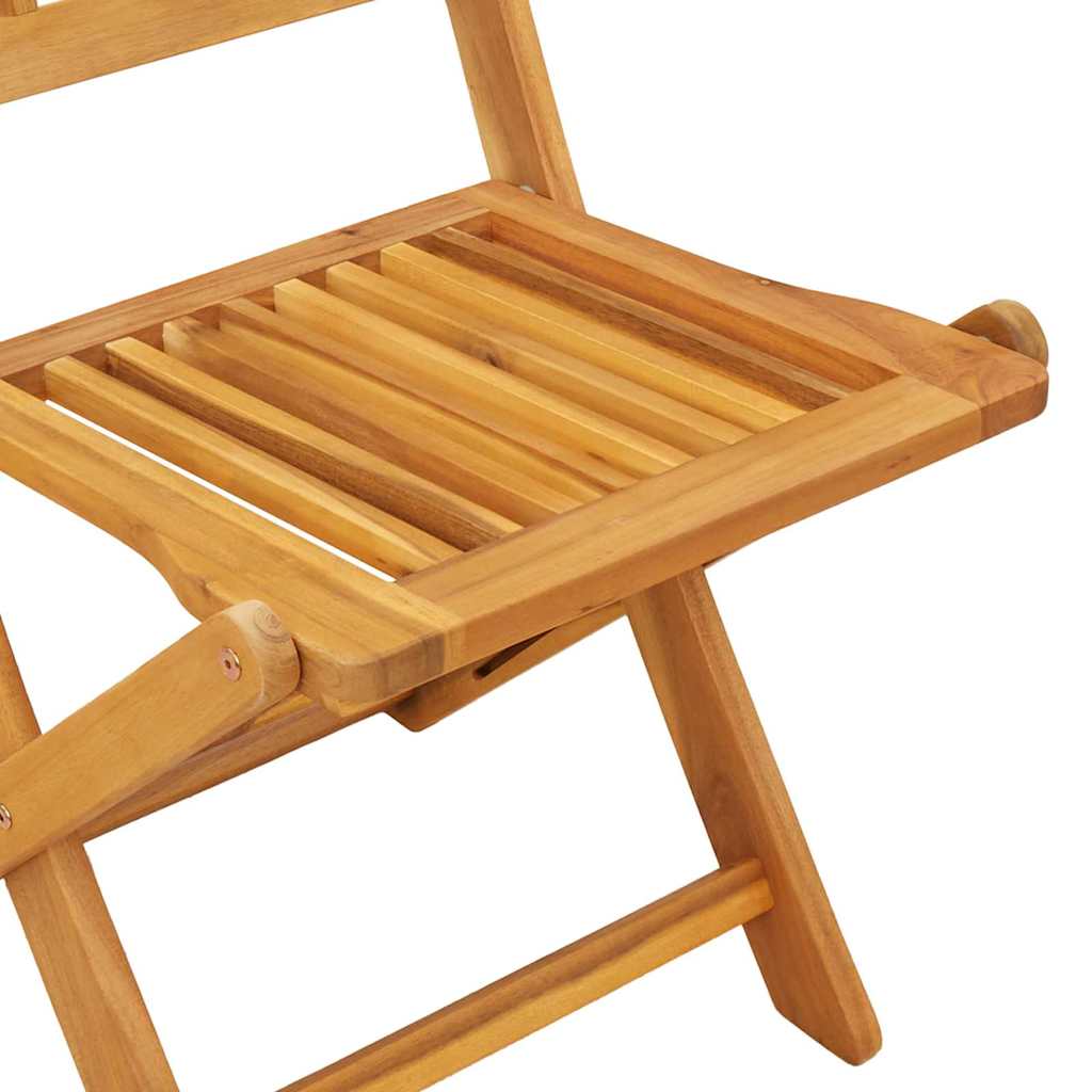 vidaXL Zestaw Bistro Ogrodowego 3 pcs Brązowy Lite Drewno Akacji