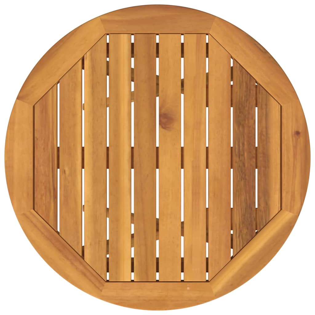 vidaXL Zestaw Bistro Ogrodowego 3 pcs Brązowy Lite Drewno Akacji