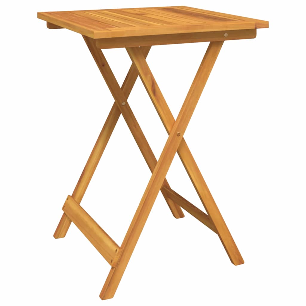 vidaXL Zestaw Bistro Ogrodowego 3 pcs Brązowy Lite Drewno Akacji