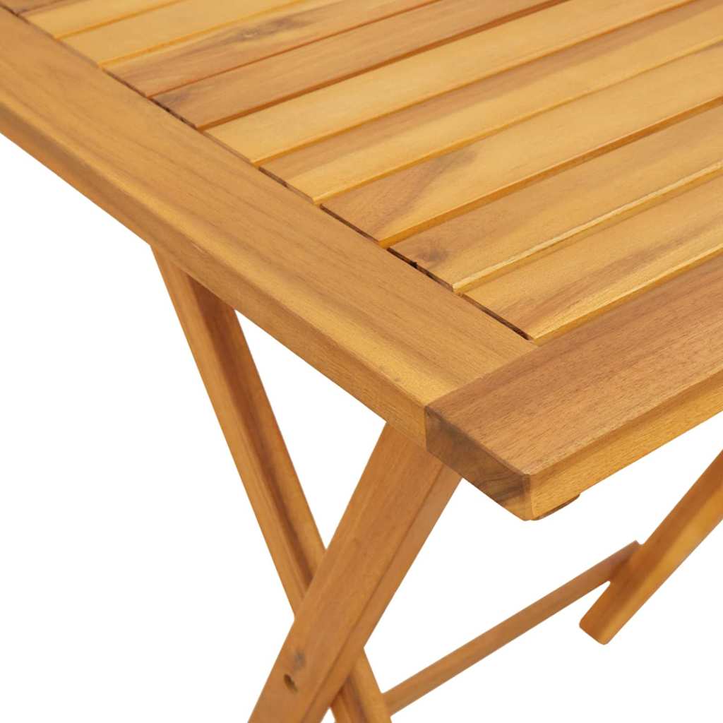 vidaXL Zestaw Bistro Ogrodowego 3 pcs Brązowy Lite Drewno Akacji