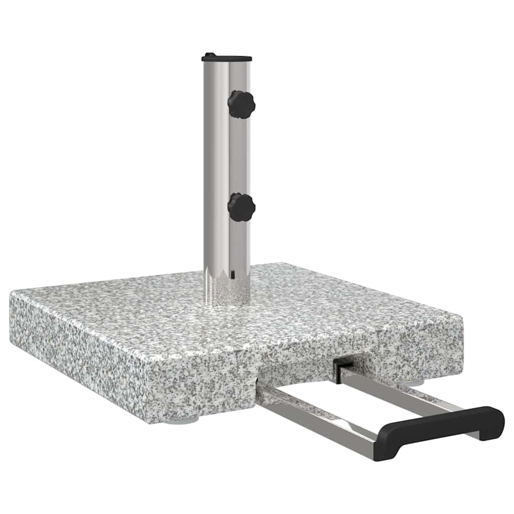 vidaXL Podstawa do parasola Szary 41 x 41 x 37 cm Granit