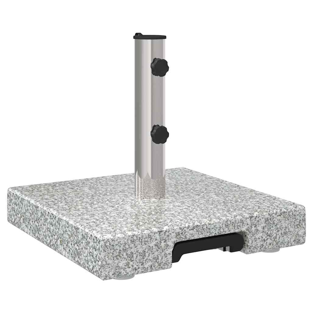 vidaXL Podstawa do parasola Szary 41 x 41 x 37 cm Granit