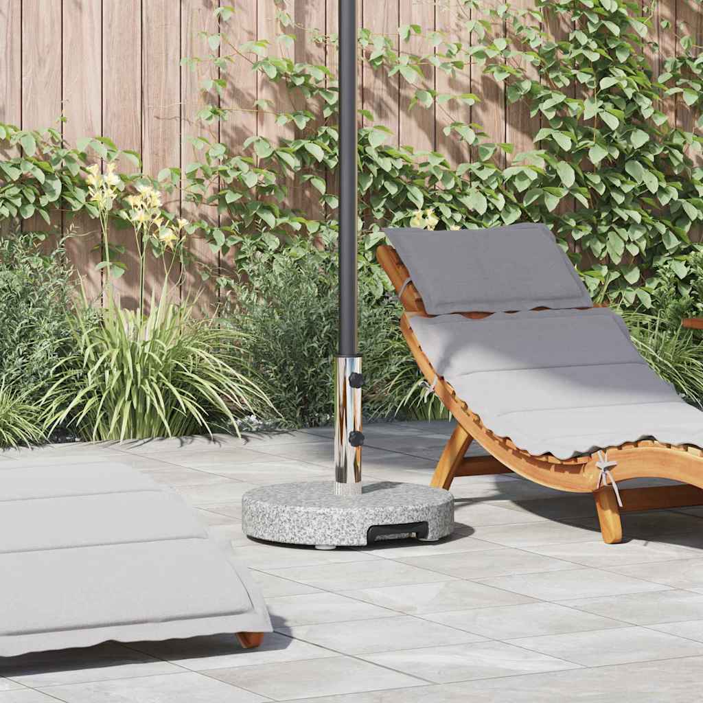 vidaXL Podstawa do parasola Szary Ø 45 x 37.5 cm Granit
