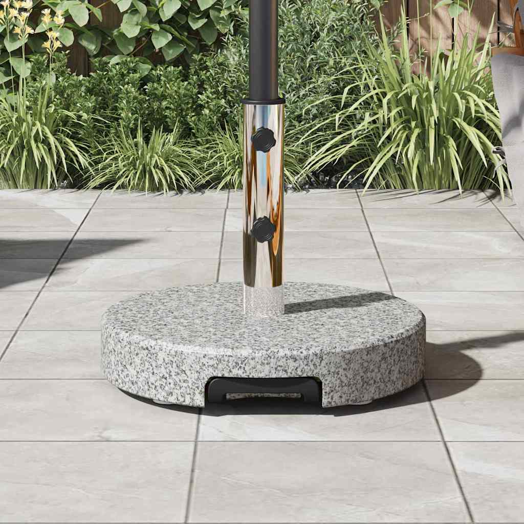 vidaXL Podstawa do parasola Szary Ø 45 x 37.5 cm Granit