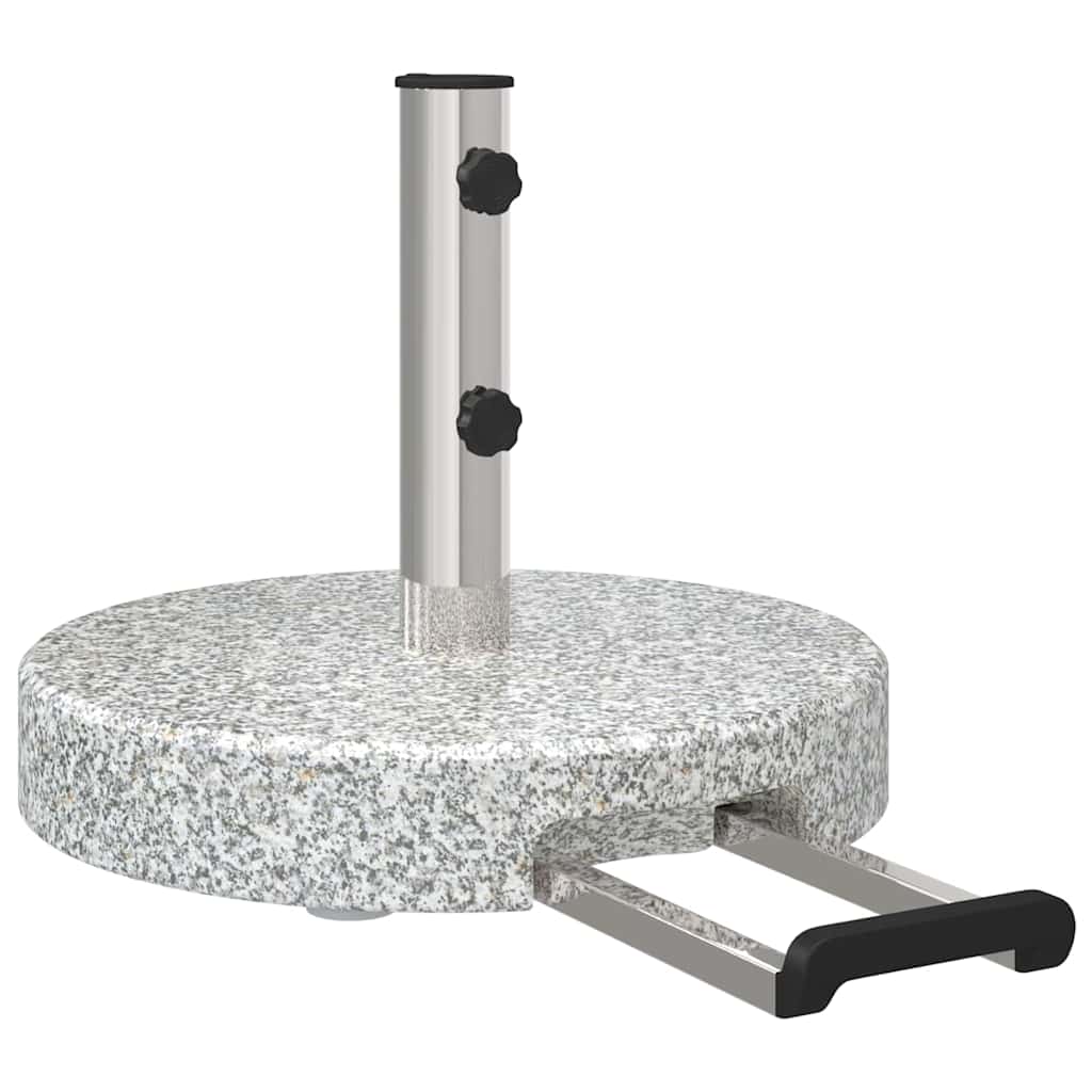 vidaXL Podstawa do parasola Szary Ø 45 x 37.5 cm Granit