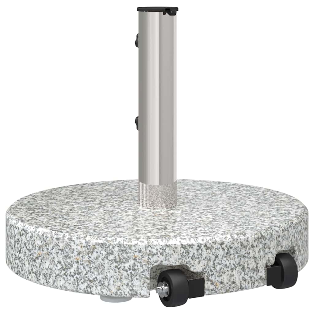 vidaXL Podstawa do parasola Szary Ø 45 x 37.5 cm Granit