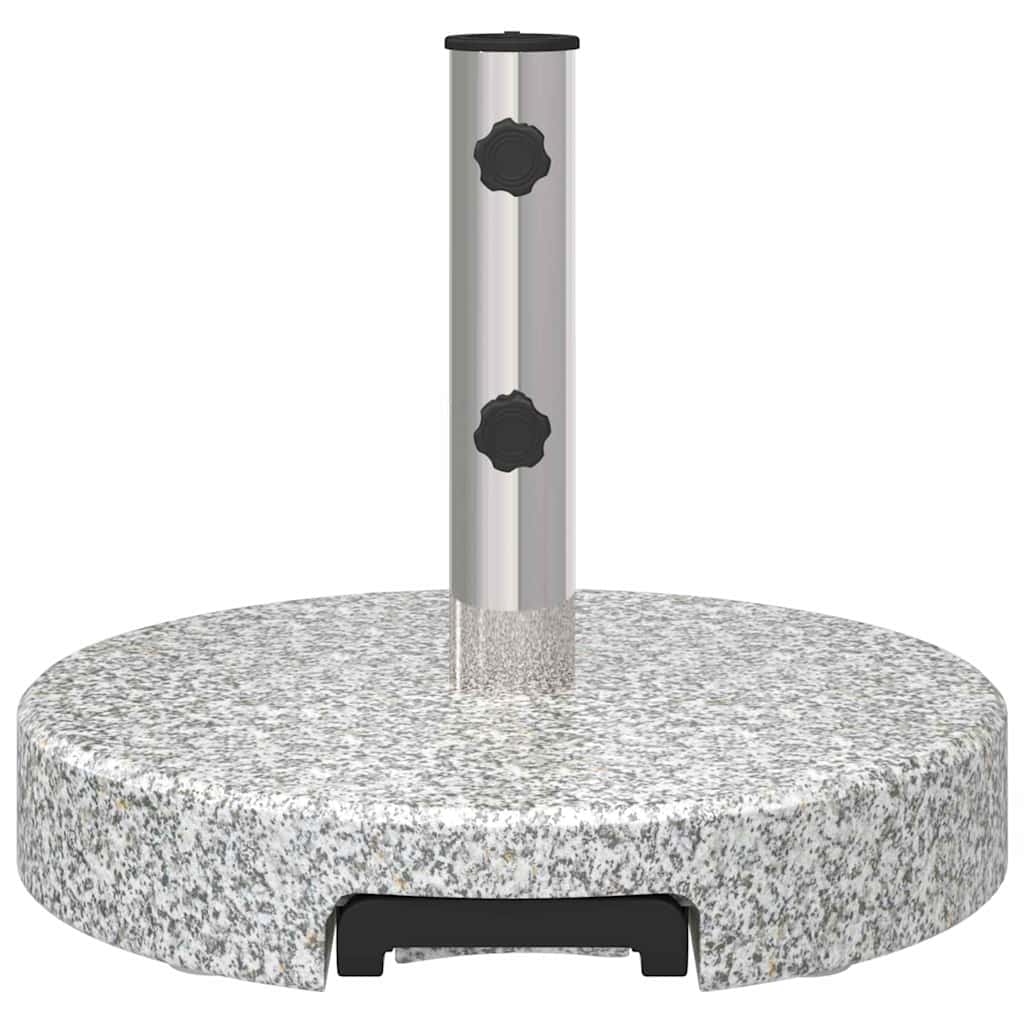 vidaXL Podstawa do parasola Szary Ø 45 x 37.5 cm Granit