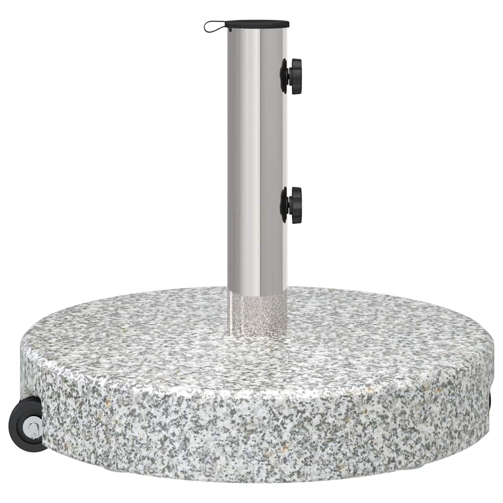 vidaXL Podstawa do parasola Szary Ø 45 x 37.5 cm Granit