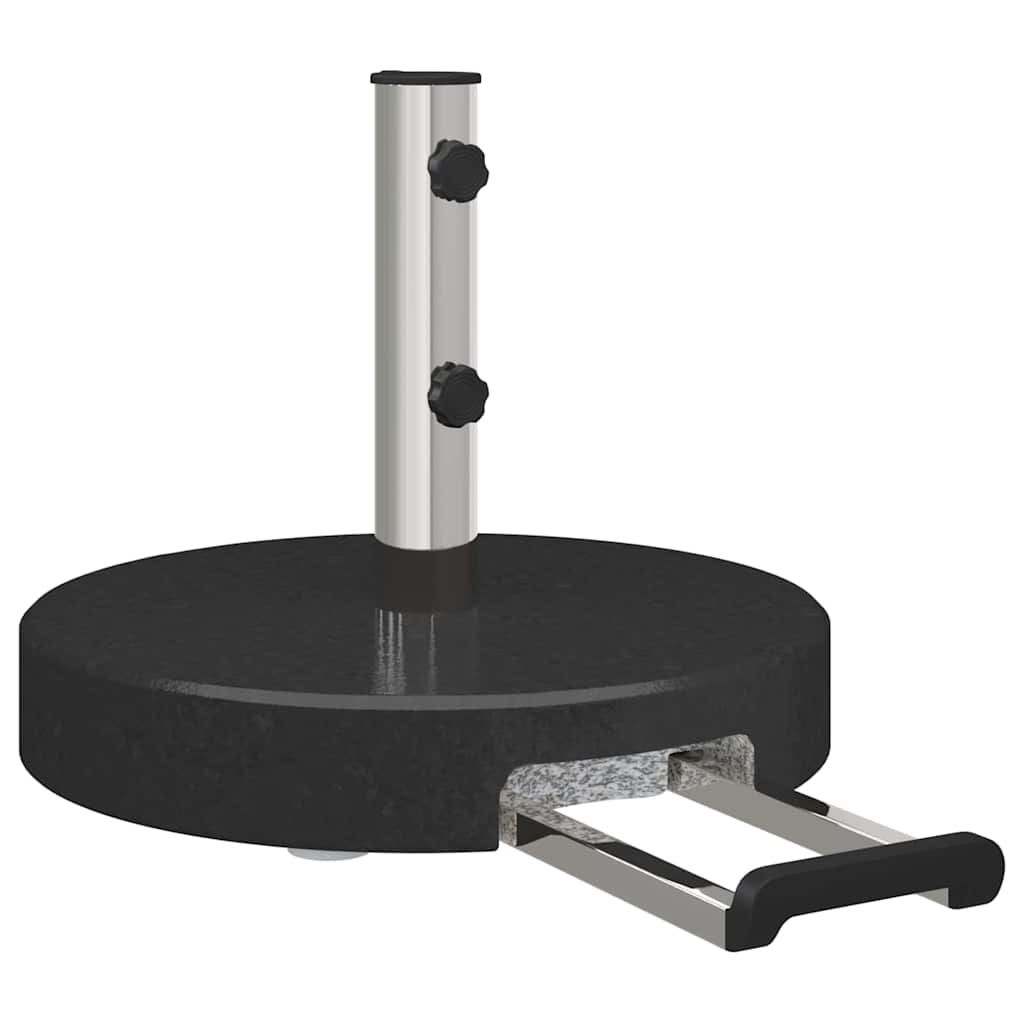 vidaXL Podstawa do parasola Czarny Ø 45 x 37.5 cm Granit