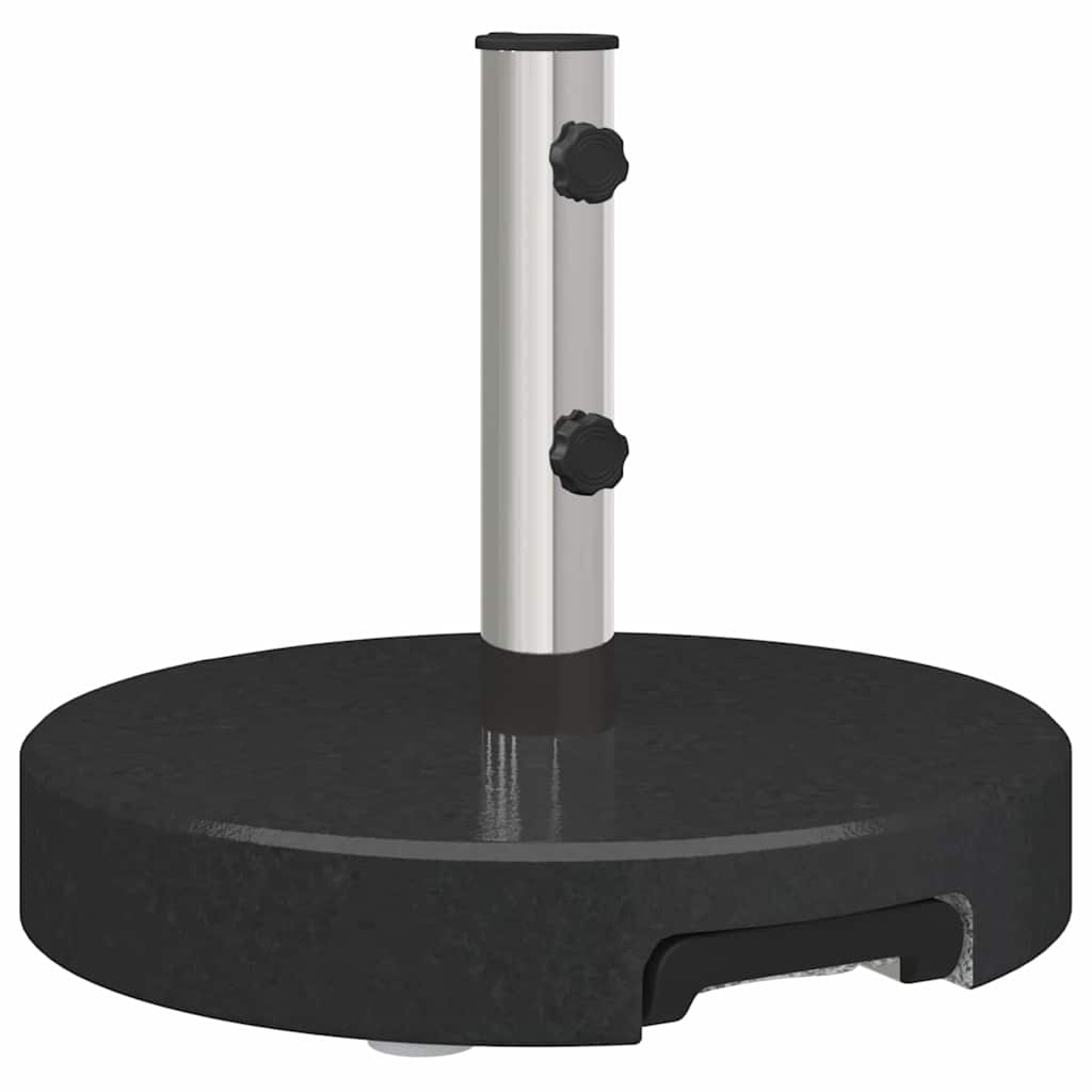 vidaXL Podstawa do parasola Czarny Ø 45 x 37.5 cm Granit