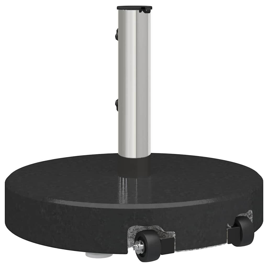 vidaXL Podstawa do parasola Czarny Ø 45 x 37.5 cm Granit