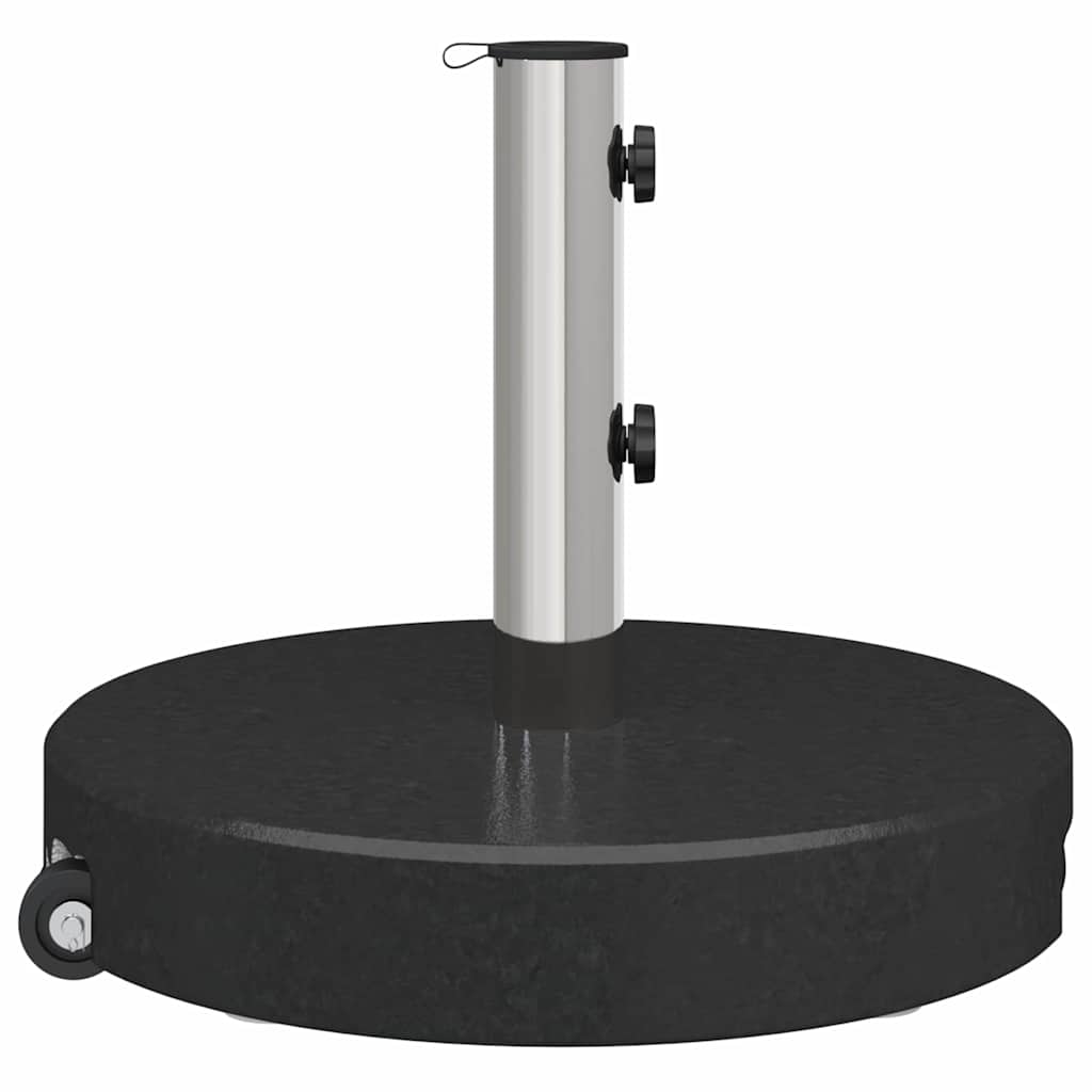 vidaXL Podstawa do parasola Czarny Ø 45 x 37.5 cm Granit