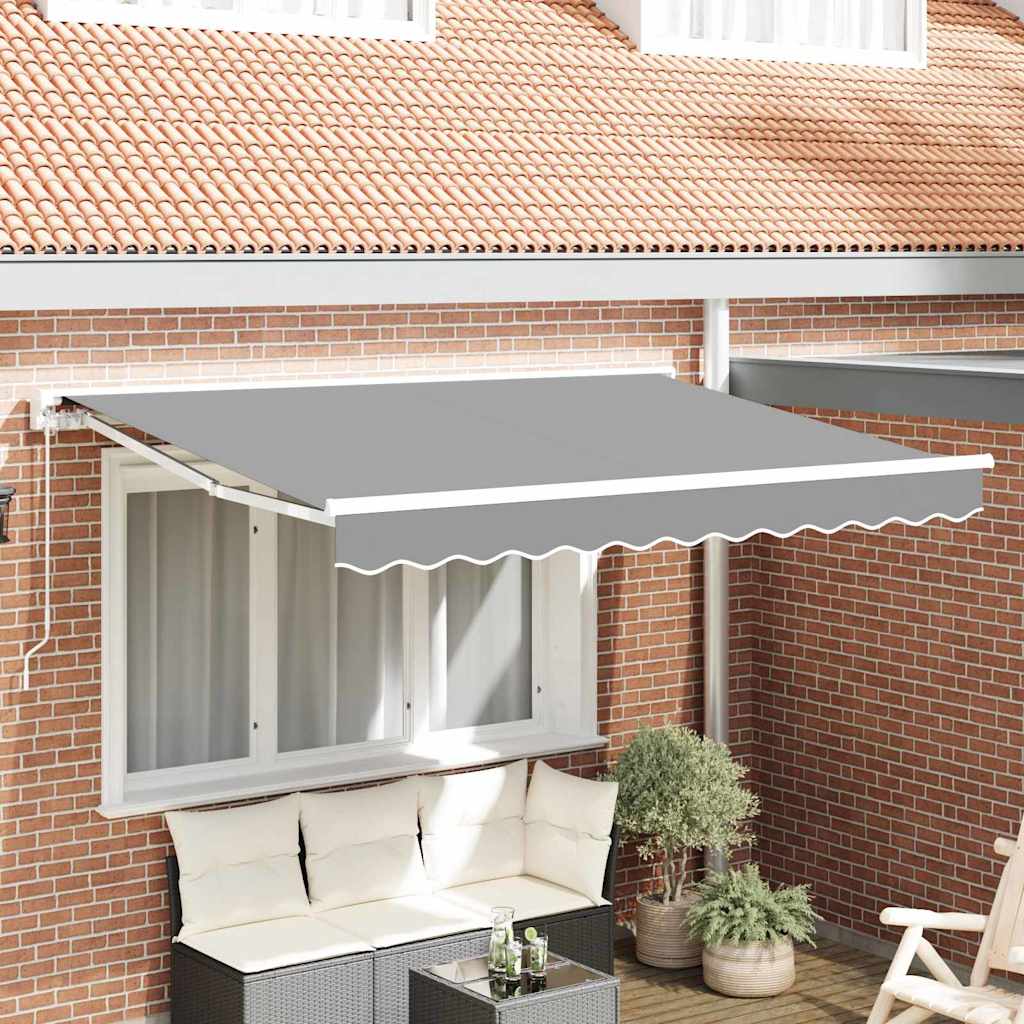 vidaXL Rama markizy Z regulacją Biały 2,5 x 2 m Stal