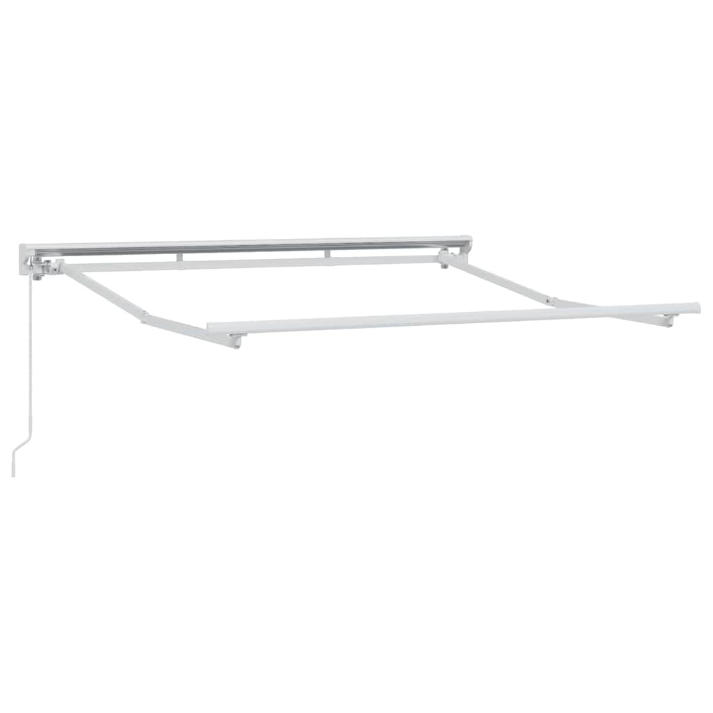 vidaXL Rama markizy Z regulacją Biały 2,5 x 2 m Stal