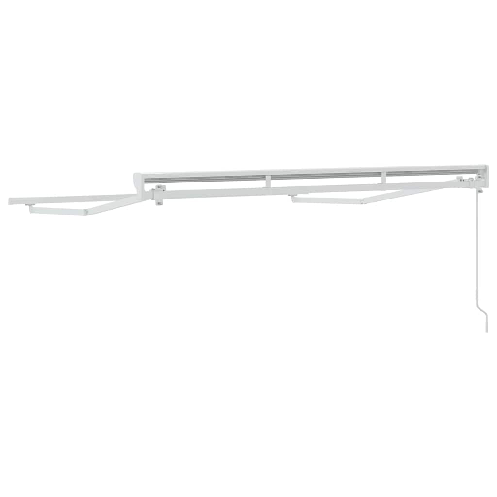vidaXL Rama markizy Z regulacją Biały 2,5 x 2 m Stal
