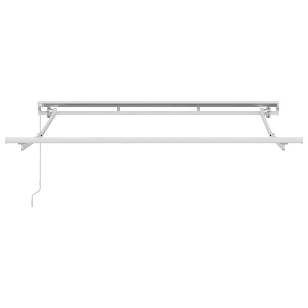 vidaXL Rama markizy Z regulacją Biały 2,5 x 2 m Stal