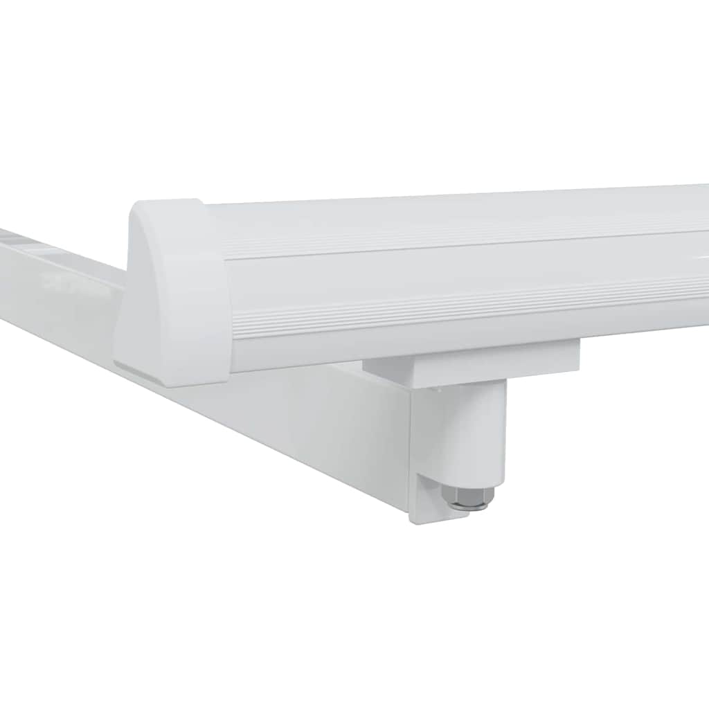 vidaXL Rama markizy Z regulacją Biały 4 x 2 m Stal
