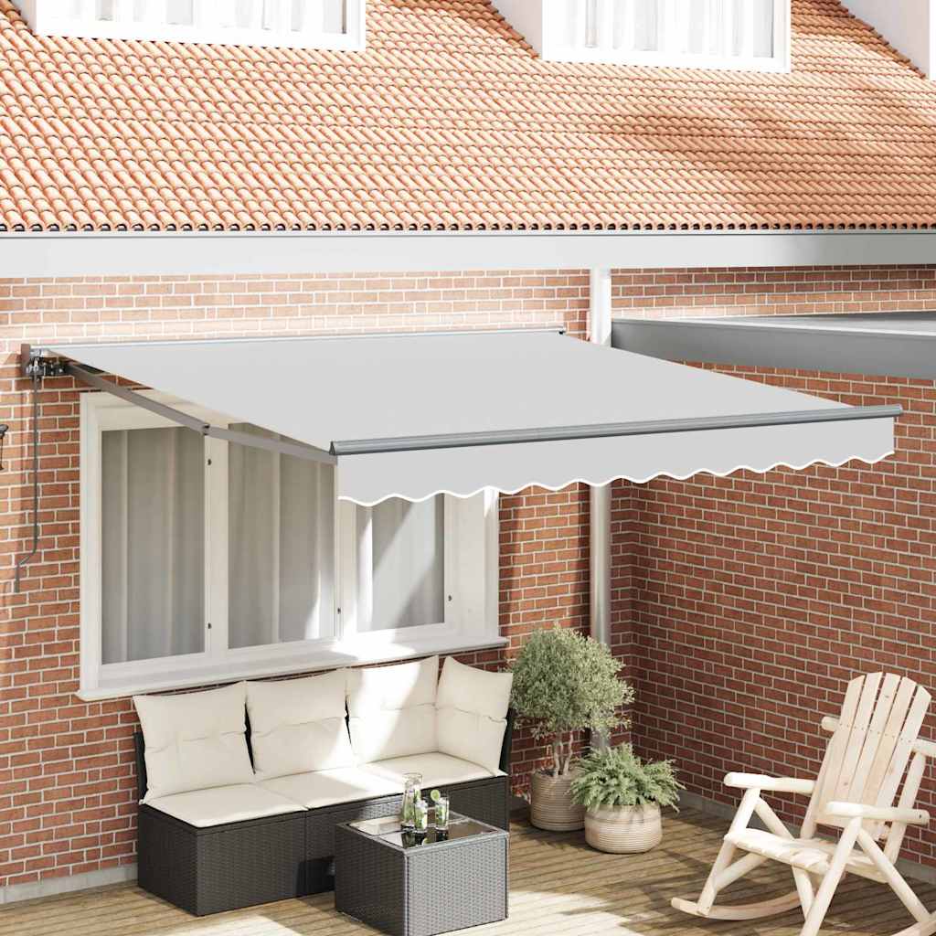vidaXL Rama markizy Z regulacją Antracyt 3 x 2,5 m Stal
