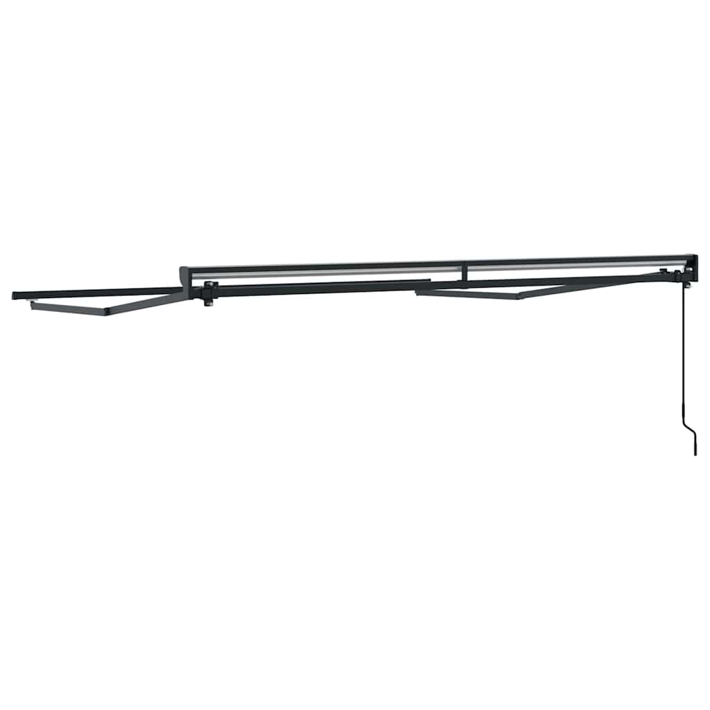 vidaXL Rama markizy Z regulacją Antracyt 3 x 2,5 m Stal