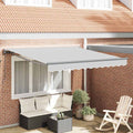 vidaXL Rama markizy Z regulacją Antracyt 3,5 x 2,5 m Stal
