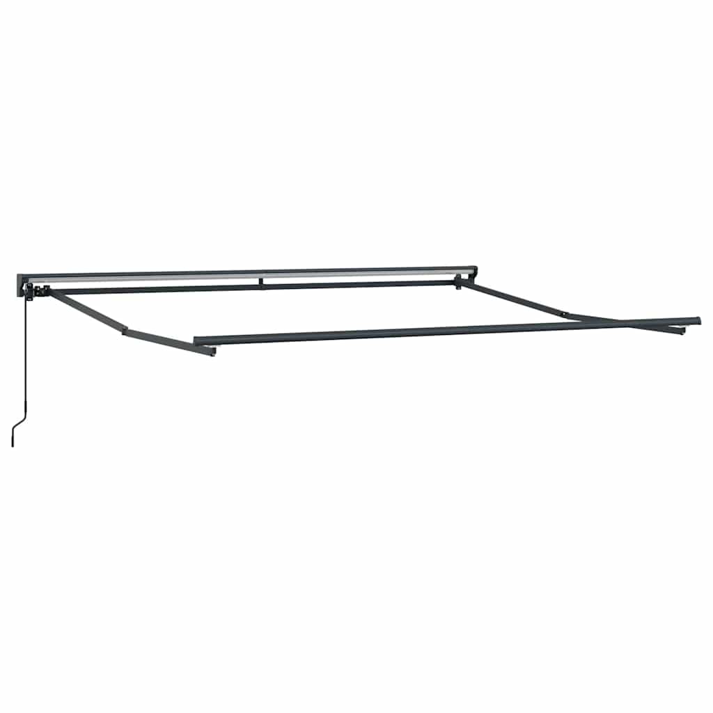 vidaXL Rama markizy Z regulacją Antracyt 3,5 x 2,5 m Stal