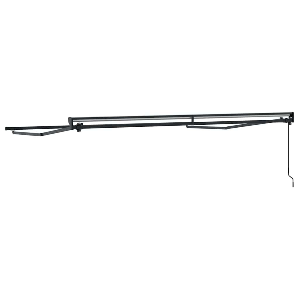 vidaXL Rama markizy Z regulacją Antracyt 3,5 x 2,5 m Stal