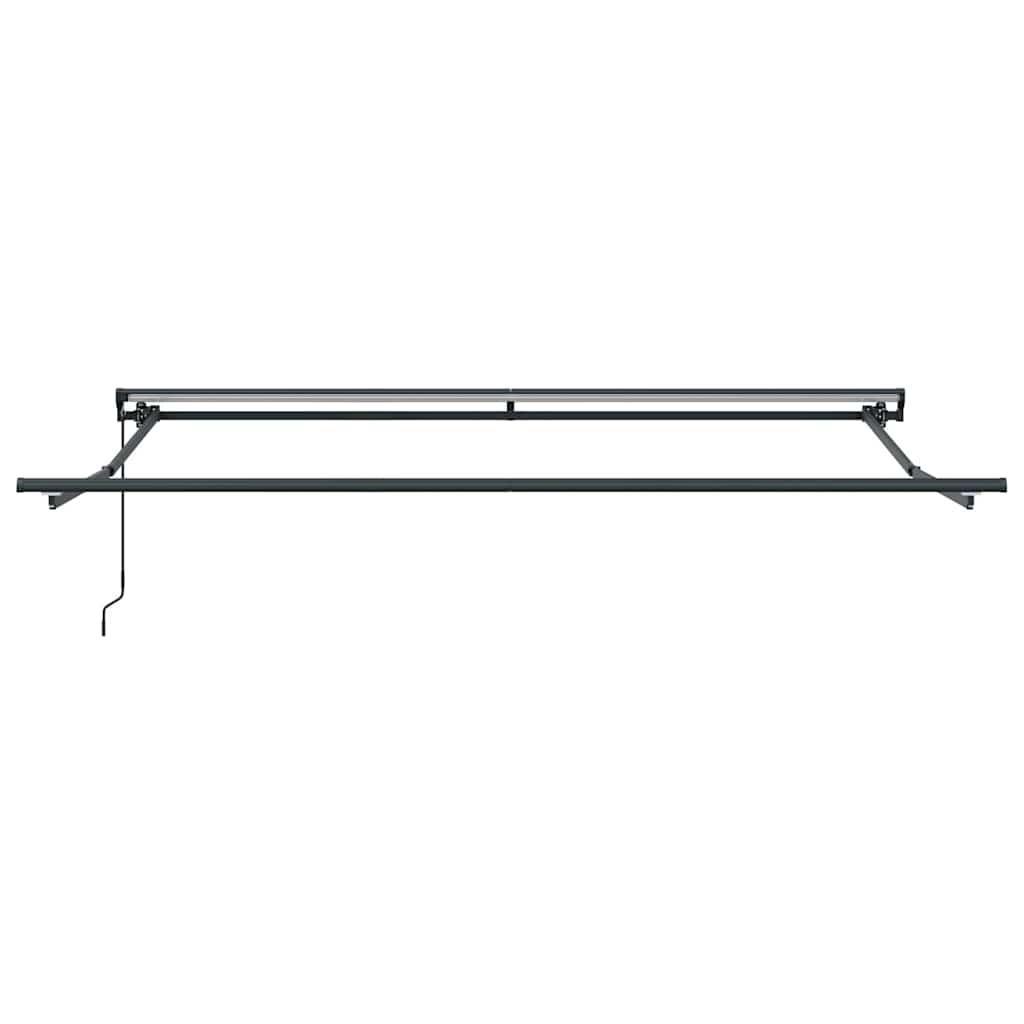 vidaXL Rama markizy Z regulacją Antracyt 3,5 x 2,5 m Stal