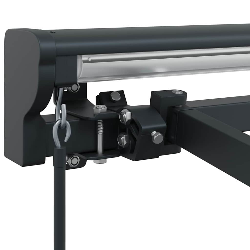 vidaXL Rama markizy Z regulacją Antracyt 4,5 × 3 m Stal