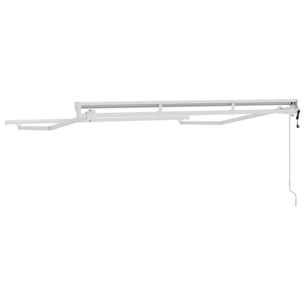 vidaXL Rama markizy Z regulacją Biały 2,5 x 2 m Stal