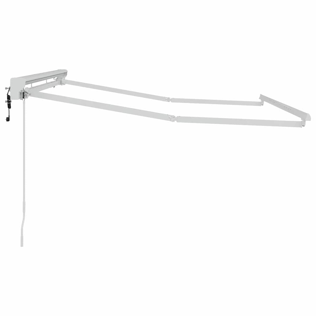 vidaXL Rama markizy Z regulacją Biały 2,5 x 2 m Stal