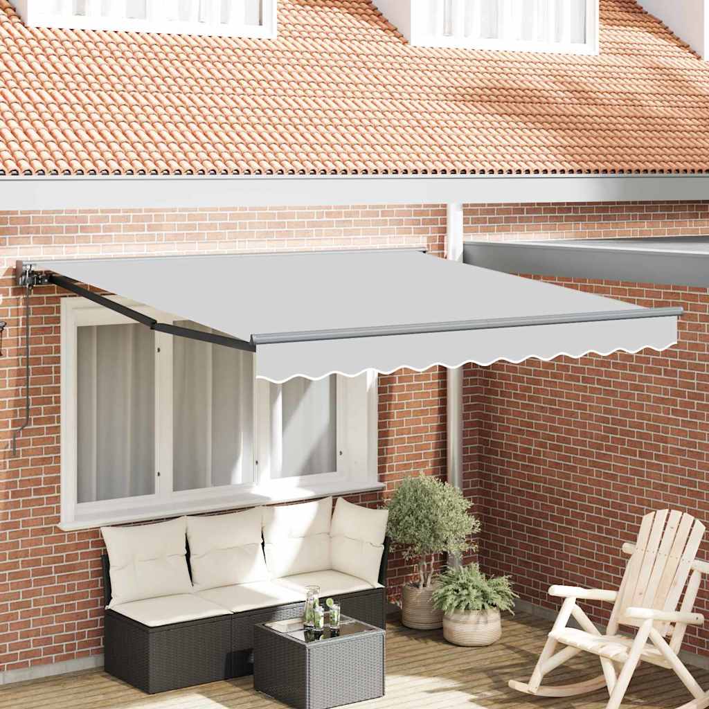 vidaXL Rama markizy Z regulacją Antracyt 3 x 2,5 m Stal