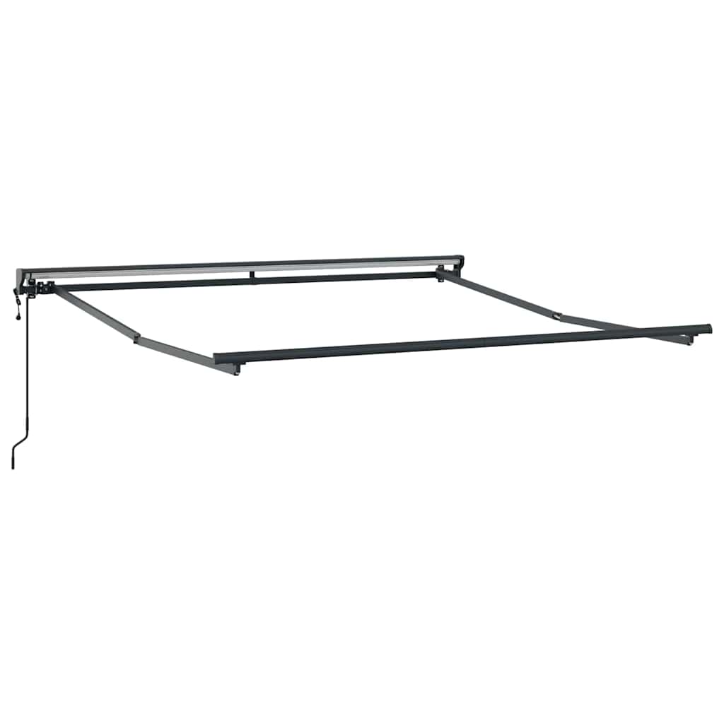 vidaXL Rama markizy Z regulacją Antracyt 3 x 2,5 m Stal