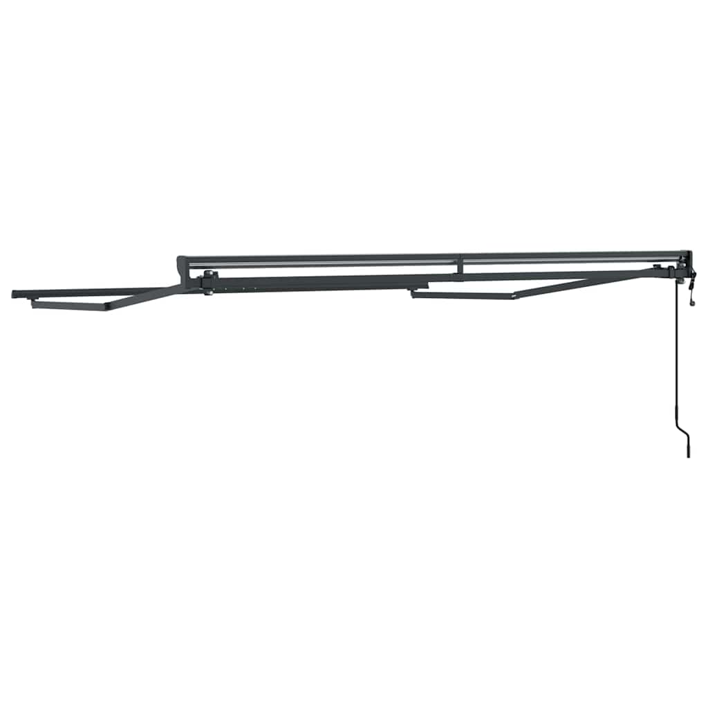 vidaXL Rama markizy Z regulacją Antracyt 3 x 2,5 m Stal