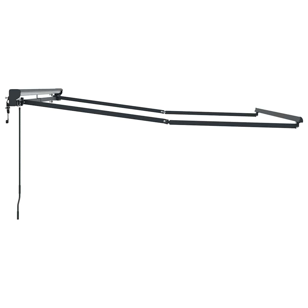 vidaXL Rama markizy Z regulacją Antracyt 3 x 2,5 m Stal