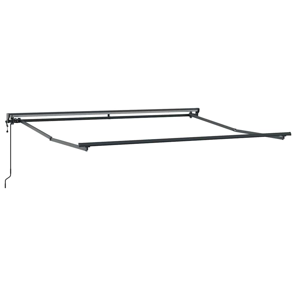 vidaXL Rama markizy Z regulacją Antracyt 3,5 x 2,5 m Stal