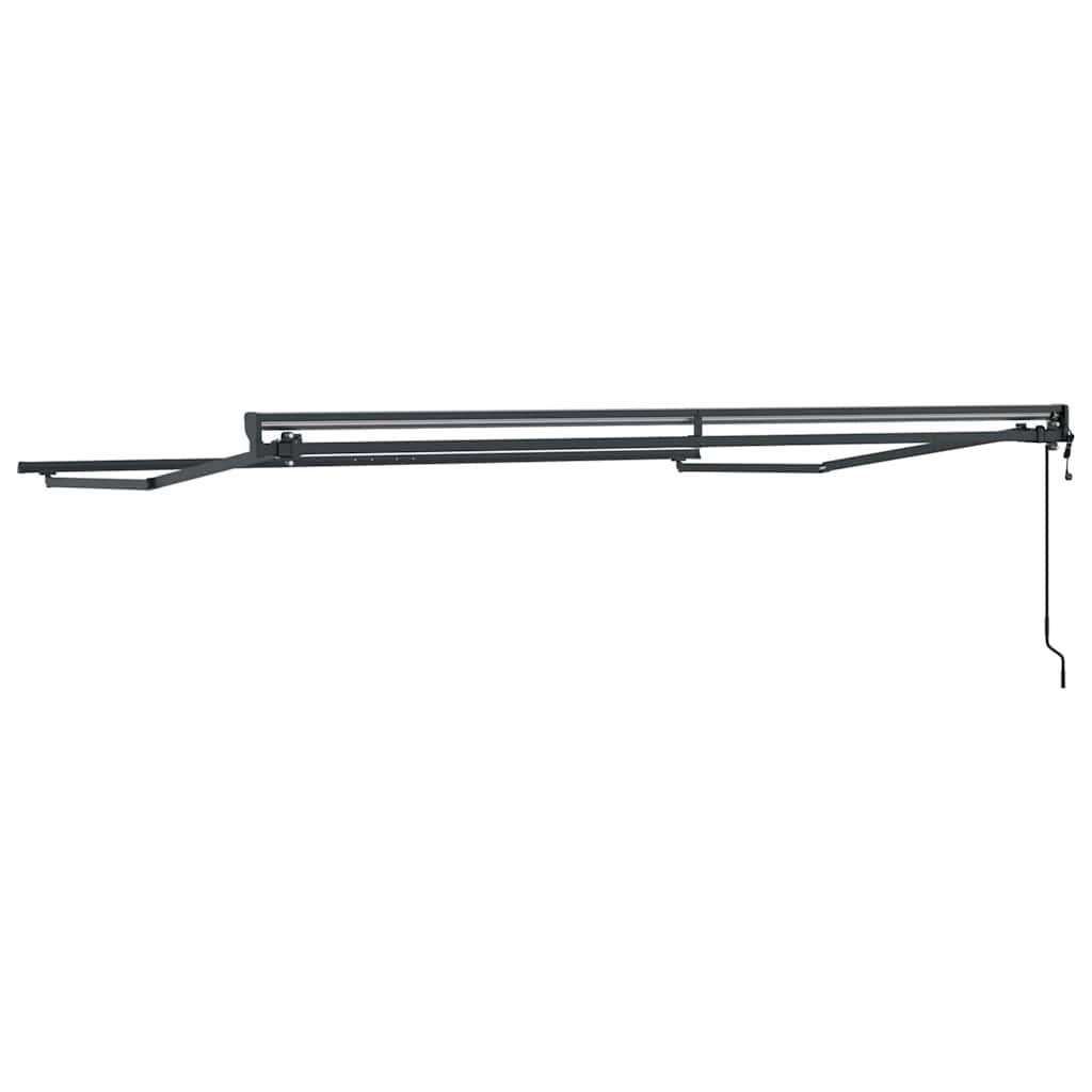 vidaXL Rama markizy Z regulacją Antracyt 3,5 x 2,5 m Stal